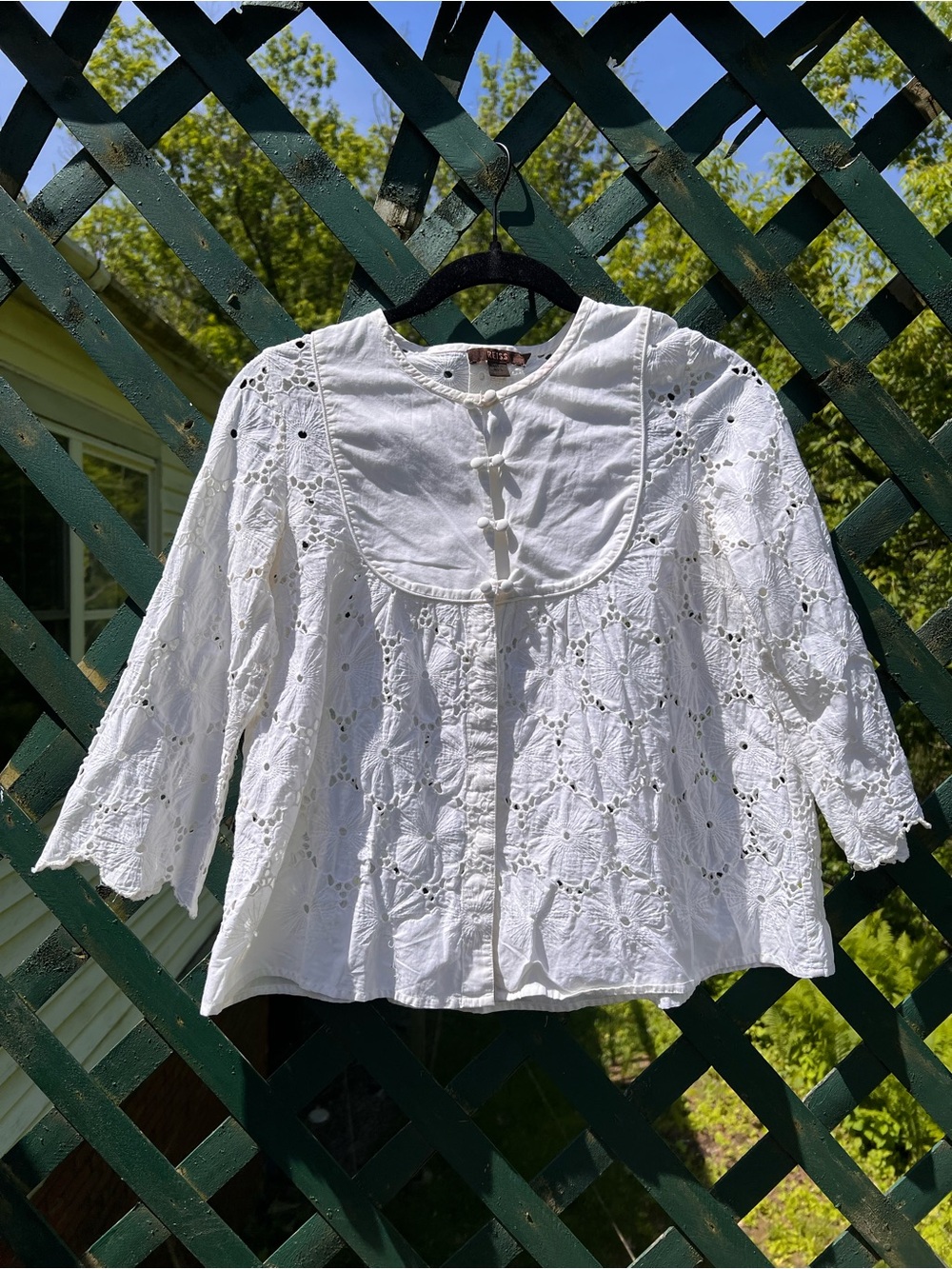 Vintage Reiss eyelet top